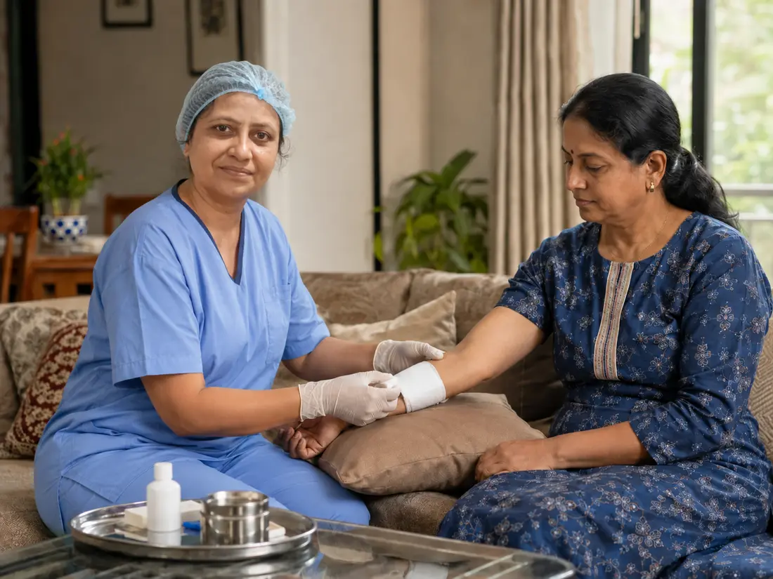 Wound Dressing & Care at home